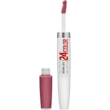Maybelline Super Stay 24, 2-Step Liquid Lipstick with Moisturizing Balm, Mauve 1 Count