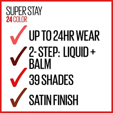 Maybelline Super Stay 24 Liquid Lipstick for Long Lasting Color