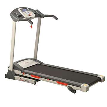 Sunny Health & Fitness Exercise Treadmills, Motorized Running Machine for Home with Folding, Easy As...