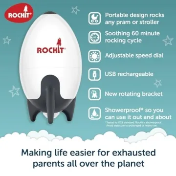 Rockit Rocker Portable Baby Rocker for Effortless Naps
