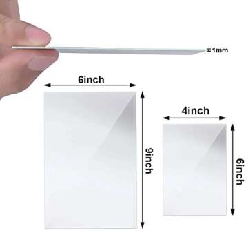 Flexible SANITRO Self Adhesive Mirror Sheets for Home Decor