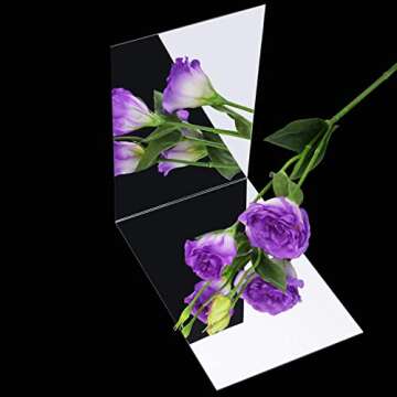 Flexible SANITRO Self Adhesive Mirror Sheets for Home Decor