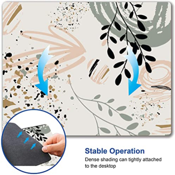 SANWUMIAN Abstract Art Mouse Pad Non-Slip Waterproof Office Mat