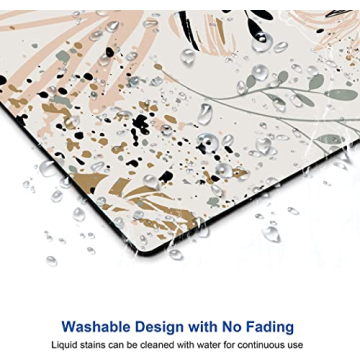 SANWUMIAN Abstract Art Mouse Pad Non-Slip Waterproof Office Mat