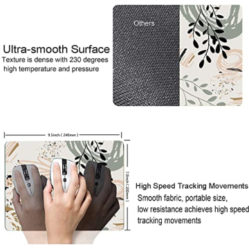 SANWUMIAN Abstract Art Mouse Pad Non-Slip Waterproof Office Mat