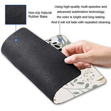 SANWUMIAN Abstract Art Mouse Pad Non-Slip Waterproof Office Mat