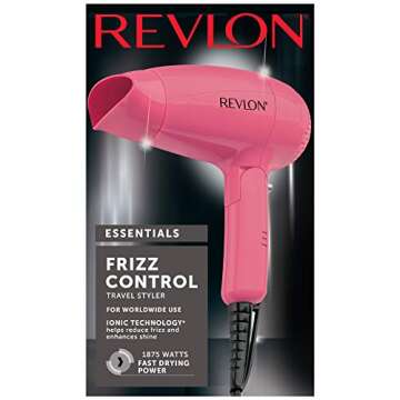 Revlon 1875W Frizz Control Travel Hair Dryer