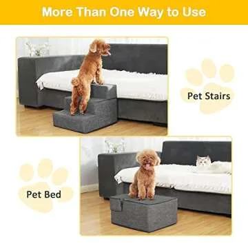 Sted Pet Stairs High Density Foam Non-Slip Steps for Pets