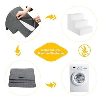 Sted Pet Stairs High Density Foam Non-Slip Steps for Pets