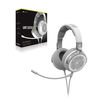 Corsair Virtuoso PRO Gaming Headset with Detachable Microphone - White