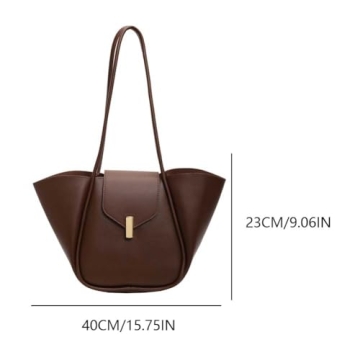 AIZHIYI Women PU Leather Tote - Stylish Large Capacity Handbag