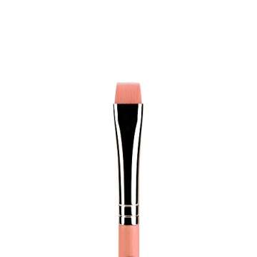 Bdellium Tools Professional Makeup Brush - Pink Bambu Series 714 Flat Eye Definer - With Soft Synthe...