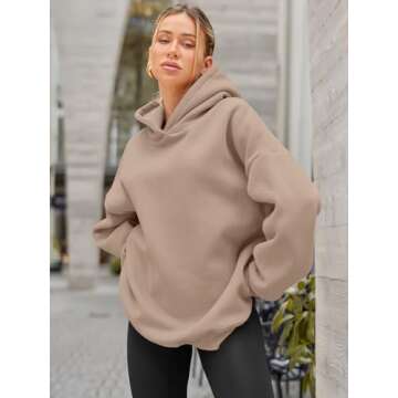 Cozy EFAN Women's Oversized Hoodie Sweatshirt for Fall Fashion 2025