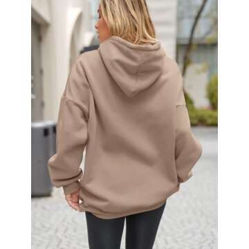 Cozy EFAN Women's Oversized Hoodie Sweatshirt for Fall Fashion 2025