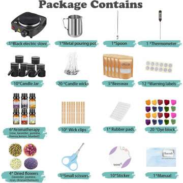 Candle Making Kit with Wax Melter & DIY Supplies