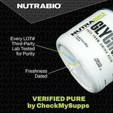 NutraBio Pure L-Leucine for Muscle Growth and Recovery