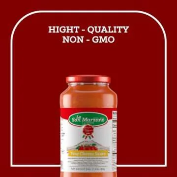La San Marzano - Four Cheese Sauce - Pasta Sauce with 100% Italian Tomatoes Made in Italy - Peeled T...