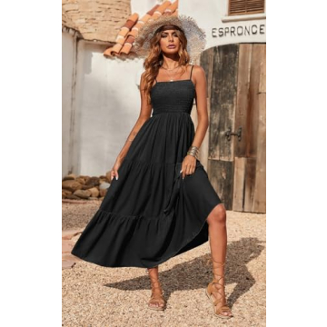 PRETTYGARDEN Summer Maxi Dress for Women 2025