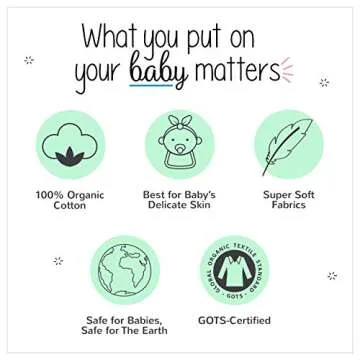 Lamaze Organic Baby baby girls Short Sleeve Tight Fit Sleepwear Pajama Set, Pink Watermelon Circles, 12 Months US