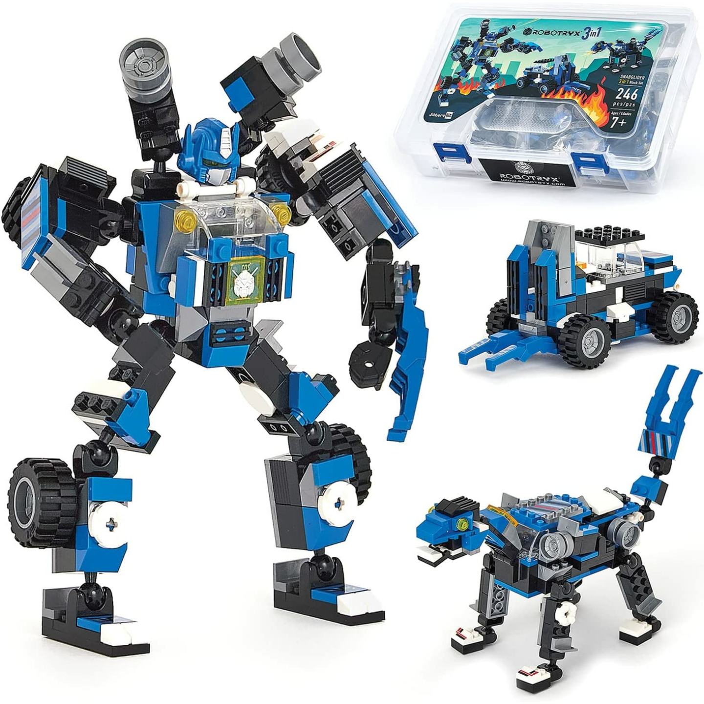 JITTERYGIT Robot Toy - STEM Building Set for Ages 6-10
