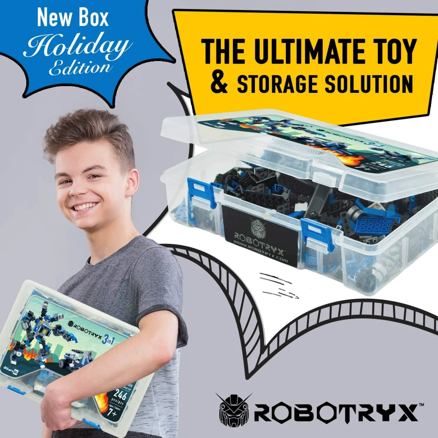 JITTERYGIT Robot Toy - STEM Building Set for Ages 6-10
