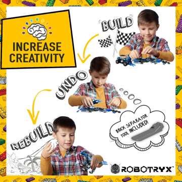 JITTERYGIT Robot Toy - STEM Building Set for Ages 6-10