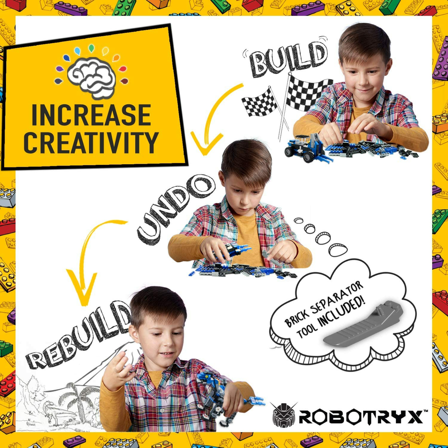 JITTERYGIT Robot Toy - STEM Building Set for Ages 6-10