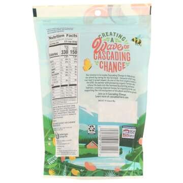 Cascadian Farm Organic Coconut Cashew Granola Cereal, No Added Sugar, 11 Ounces (Pack Of 4)