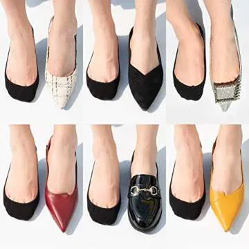 SIXDAYSOX No Show Socks for Women - Comfort & Style