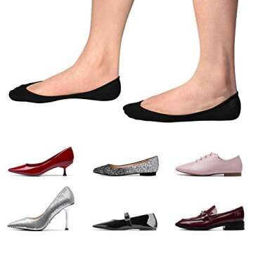 SIXDAYSOX No Show Socks for Women - Comfort & Style