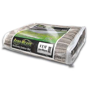 Prest-O-Fit Aero-Weave Outdoor Mat - 7.5x20 ft in Brown