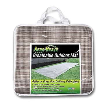 Prest-O-Fit Aero-Weave Outdoor Mat - 7.5x20 ft in Brown