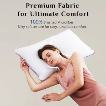 JOLLYVOGUE Queen Size Pillow Set - Soft, Cooling & Supportive