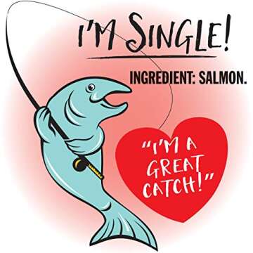 Evanger's Against The Grain Nothing Else! Salmon Flavor Dog Food - 11 oz Cans (Pack of 12)