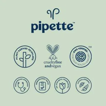 Pipette Baby Moisturizing Bath Set with Renewable Plant-Derived Squalane (4-Piece Set)