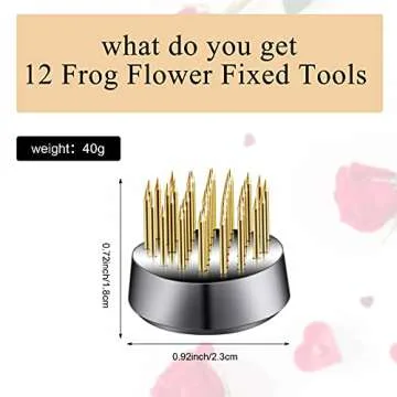 Geiserailie 12 Pcs Flower Frog Holder for Floral Arrangements