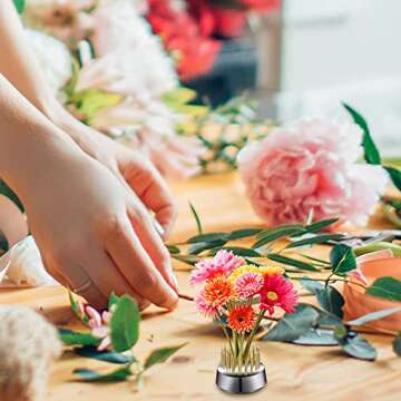 Geiserailie 12 Pcs Flower Frog Holder for Floral Arrangements