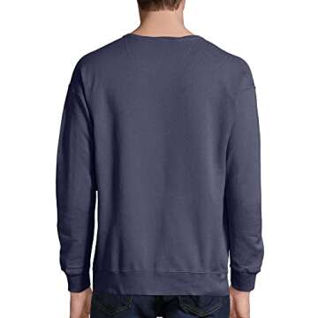 Hanes Originals Fleece, Garment Dyed Pullover, Crewneck Sweatshirts for Men