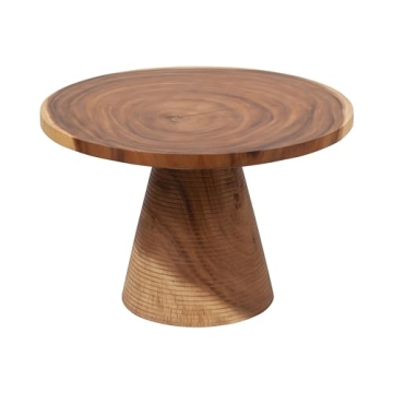 Elegant Suar Wood Coffee Table - Modern Design & Texture