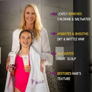 TRIHARD Kids Shampoo & Conditioner - Gentle Chlorine Removal
