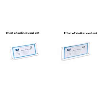 IEEK Acrylic Business License Frame - 4x10 Inches Display