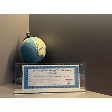 IEEK Acrylic Business License Frame - 4x10 Inches Display