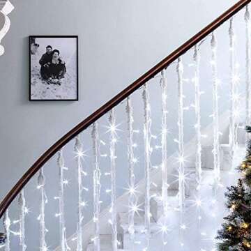 Lighting EVER 594 LED Icicle Fairy Lights for Events