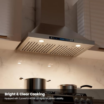 JOCO 30" Range Hood 900 CFM - Stylish & Powerful Vent