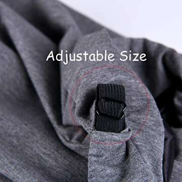 YANIBEST Satin Lined Sleep Cap Slap Hat - Night Cap for Pineapple Hair No Fadding Adjustable Satin Bonnet Headwear for Women