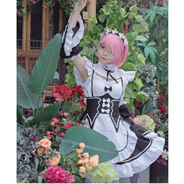 Women’s Anime cosplay costume Maid outfit Lolita Dress (M)