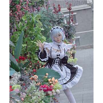 Women’s Anime cosplay costume Maid outfit Lolita Dress (M)
