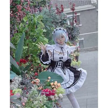 Women’s Anime cosplay costume Maid outfit Lolita Dress (M)