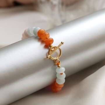 Gempires Colorful Bracelets for Women, Bohemian Bracelet, Beaded Bracelets, Trendy Bracelet for s and, Party Wear, (8-inch Length) (Colorful)