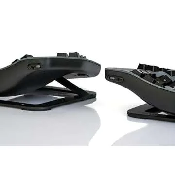 KINESIS Advantage360 Professional Split Ergonomic Keyboard - Bluetooth | Mechanical Switches | Fully Programmable Open Source | Contoured Shape | Adjustable Tenting | Backlit